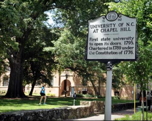 UNC Chapel Hill Sign
