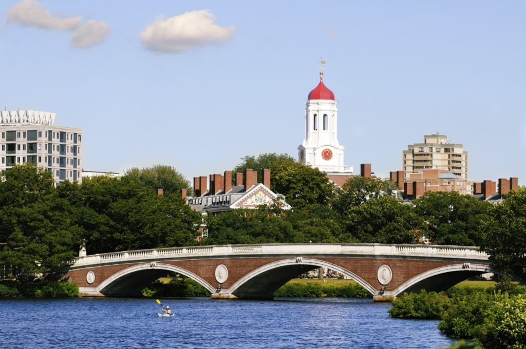 Harvard University Charles River in Cambridge, Massachusetts