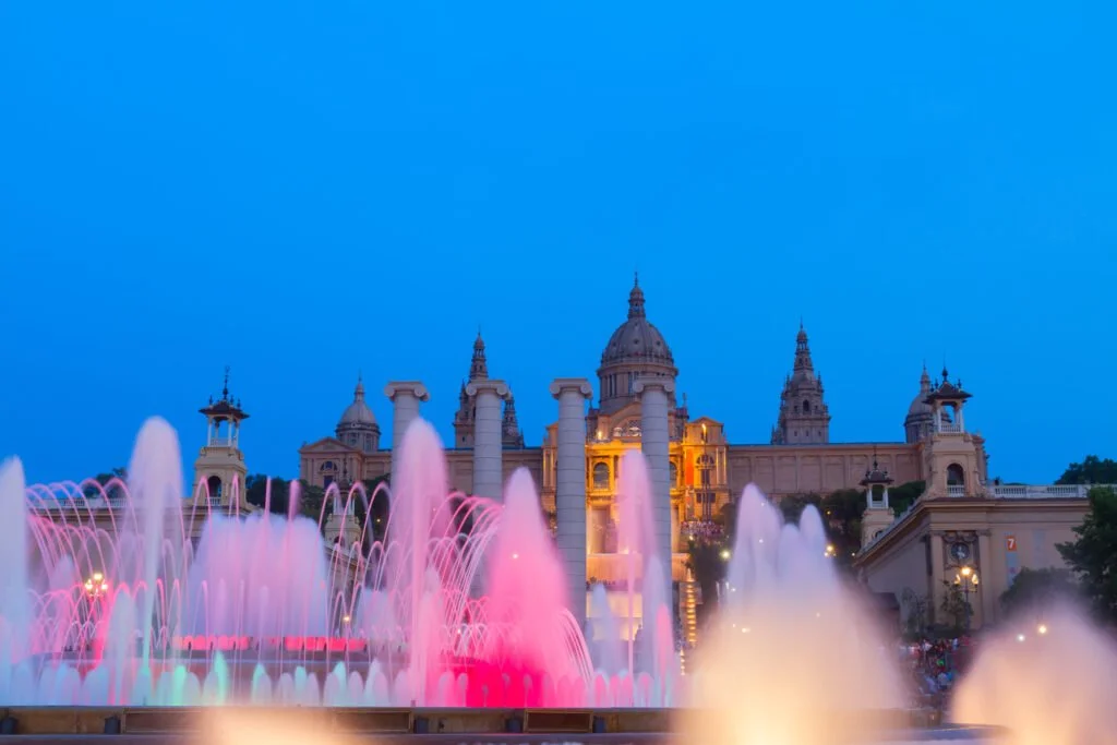 Museu Nacional d'Art de Catalunya water fountain
