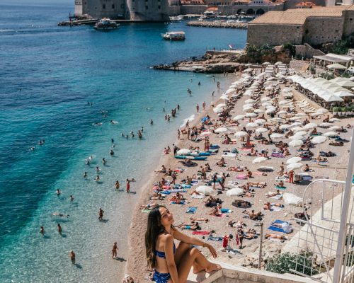 Banje Beach Dubrovnik croatia