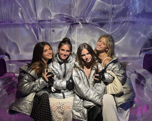 Girls at Ice Bar Barcelona