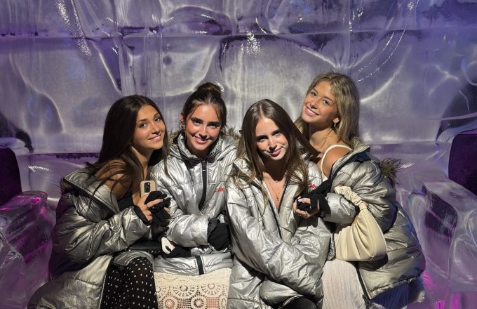 Girls at Ice Bar Barcelona