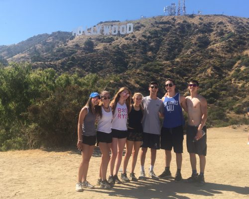 Hollywood sign during summer