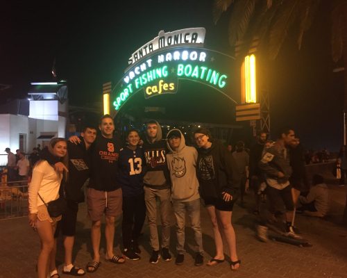 summer at santa monica pier