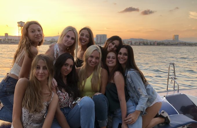 ACA summer fun on a boat