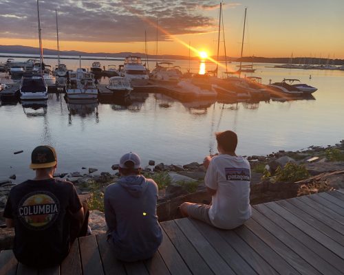 sunset burlington
