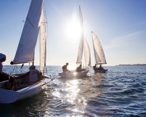 Students Sailing