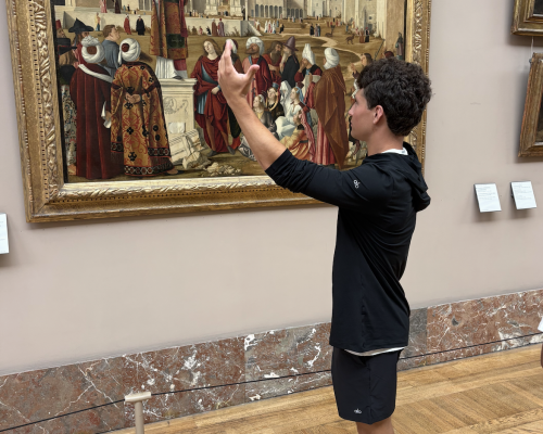 Boy in Museum Paris
