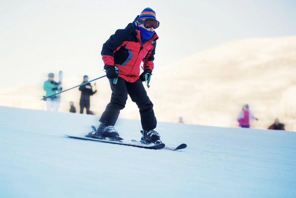 Skiing deer valley