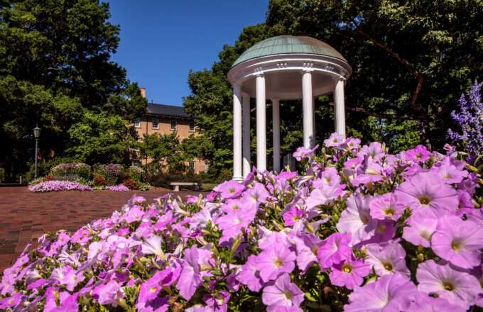 View of the Old Well on the campus of the University of North Carolina at Chapel Hill on July 10, 2018.
(Johnny Andrews/UNC-Chapel Hill)