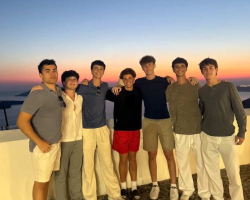 ACA boys at Sunset
