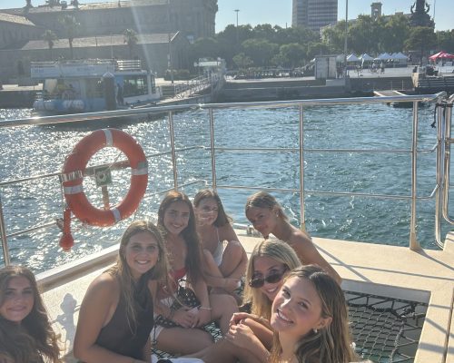 boat barcelona girls