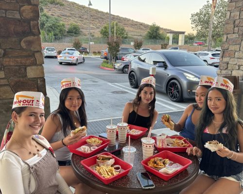 girls at In n Out malibu pepperdine
