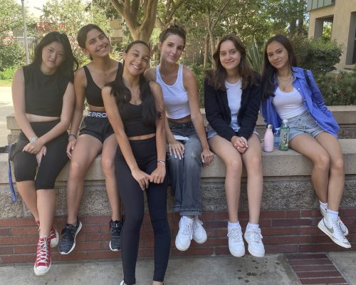 on campus UCLA girls